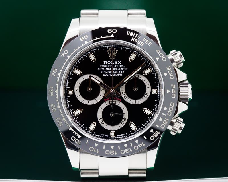 Rolex Daytona Ceramic Bezel SS / Black Dial
