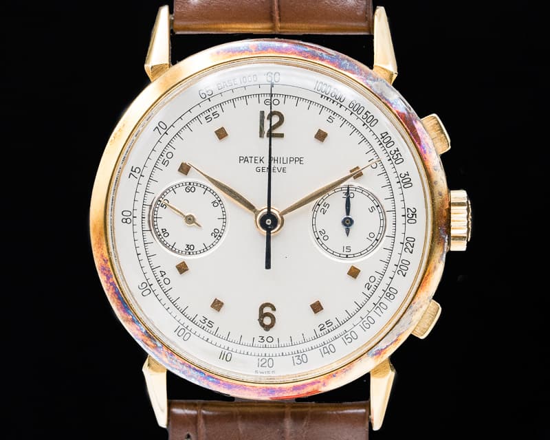 Patek Philippe 1579 Vintage Chronograph 18K Yellow INCREDIBLE PATINA 