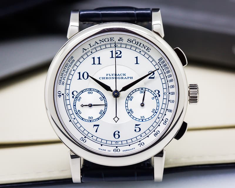 A. Lange and Sohne 1815 Chronograph 18K White Gold BOUTIQUE EDITION