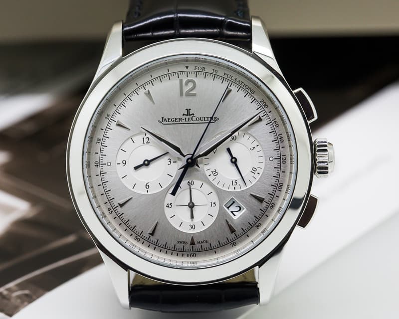 Jaeger LeCoultre Master Chronograph SS Silver Dial   