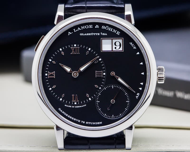 A. Lange and Sohne Grand Lange 1 Black Dial 