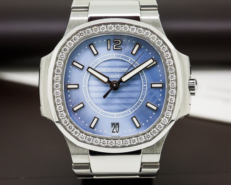 Patek Philippe Nautilus Ladies MOP Dial Stainless Steel / Diamonds
