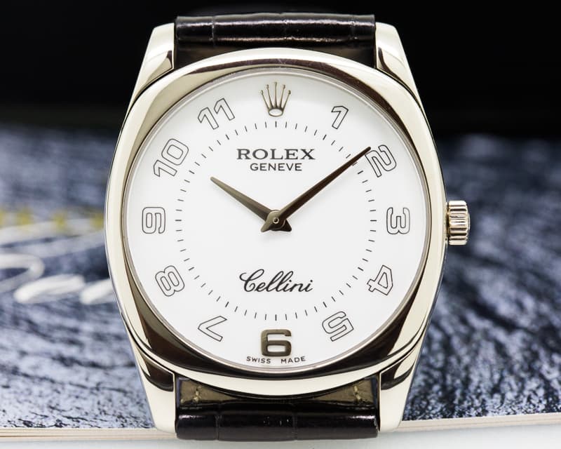 Rolex Cellini Danaos White Gold / White Gold

  