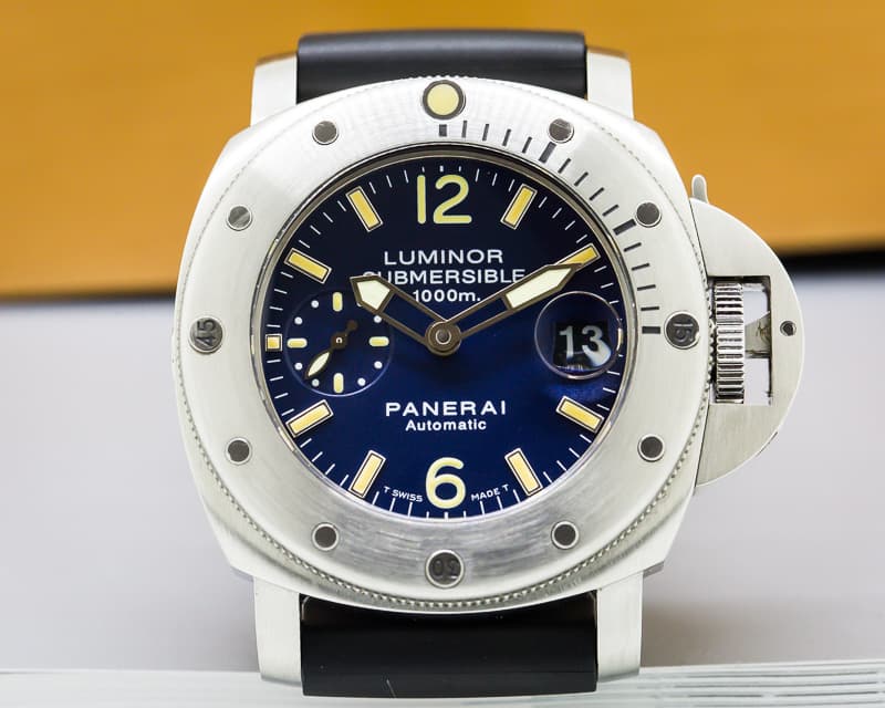 Panerai Luminor Submersible 1000M La Bomba Steel / Rubber PAM087