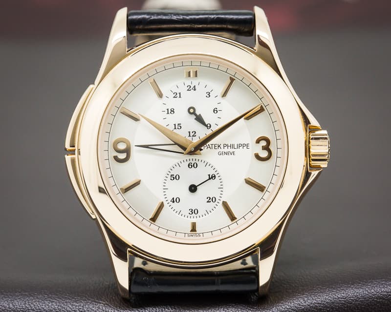 Patek Philippe Travel Time 18K Rose Gold Manual Wind