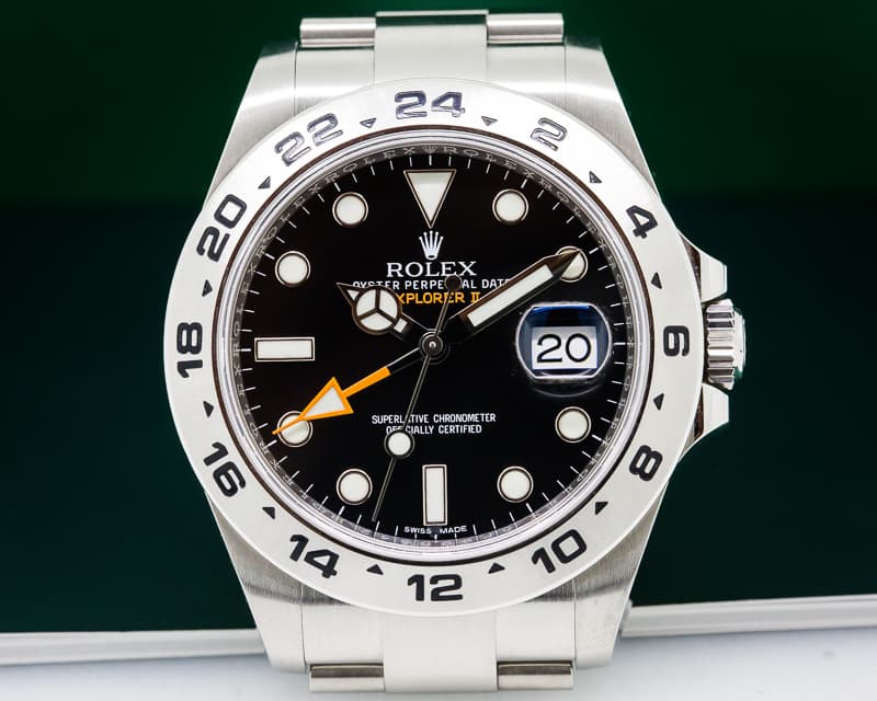 Rolex Explorer II Black Dial SS / SS