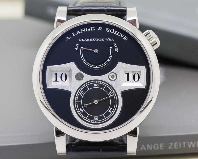 A. Lange and Sohne Zeitwerk 18K White Gold