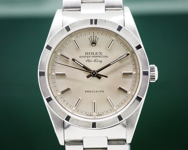 Rolex Air King Precision Engine Bezel SS 