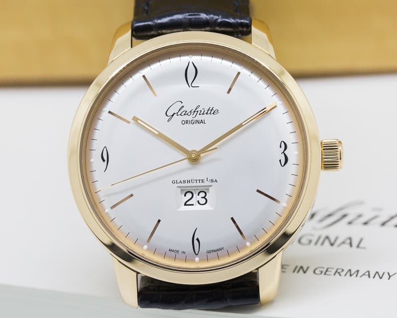 Glashutte Original Senator Sixties Panorama Date Rose Gold