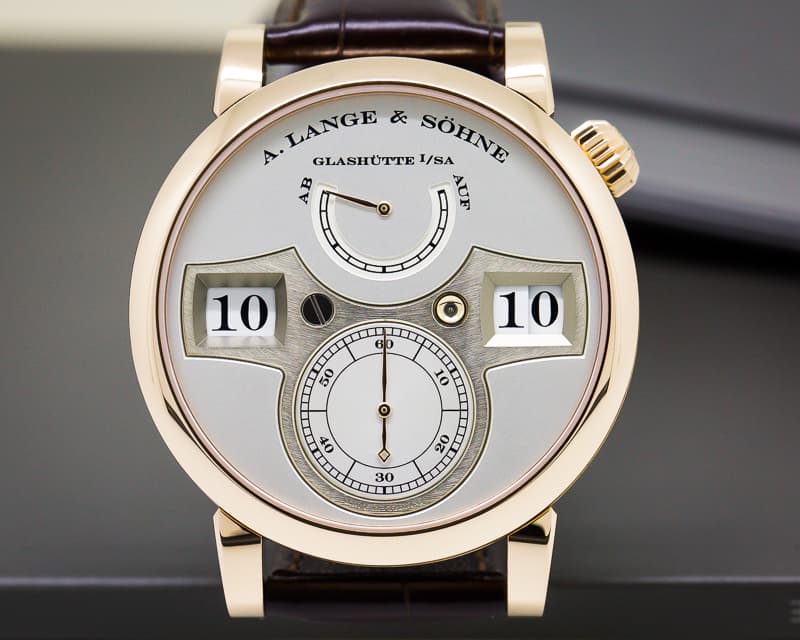 A. Lange & Söhne Zeitwerk 18K Rose Gold + Deployment UNWORN
