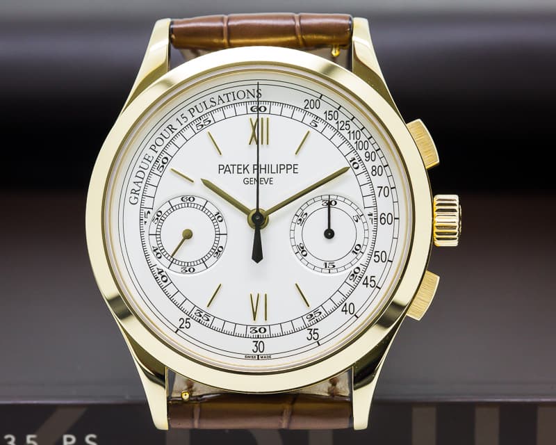 Patek Philippe Chronograph 18K Yellow Gold Pulsation Dial