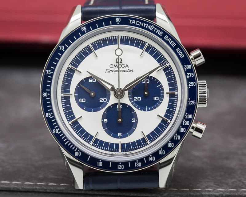 Omega Speedmaster CK 2998 Silver / Blue Dial SS LIMITED