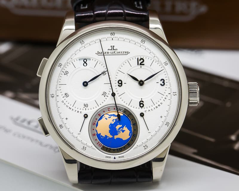 Jaeger LeCoultre Duometre Unique Travel Time 18K White Gold LIMITED