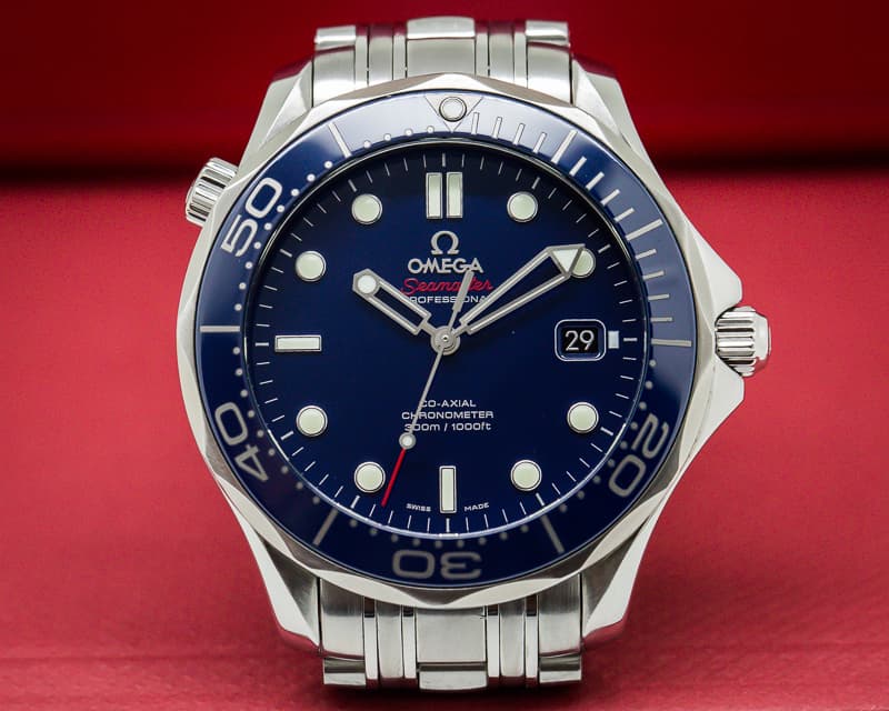 Omega Seamaster Professional Blue Dial Co-Axial SS / SS 