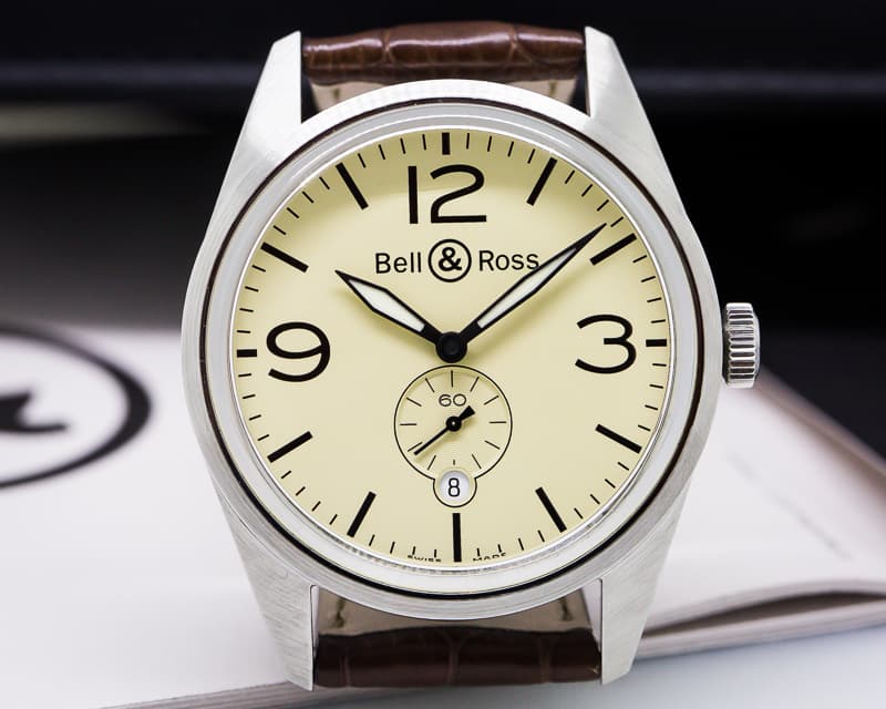 Bell & Ross Vintage BR123 Aviation Type Beige Dial
