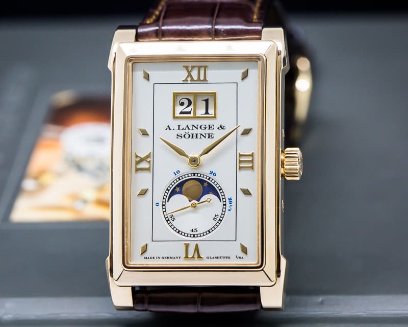A. Lange and Sohne Cabaret Moonphase 18K Rose Gold
