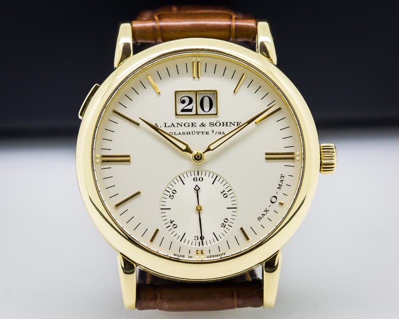 A. Lange and Sohne Langematik Big Date 18K Yellow Gold 