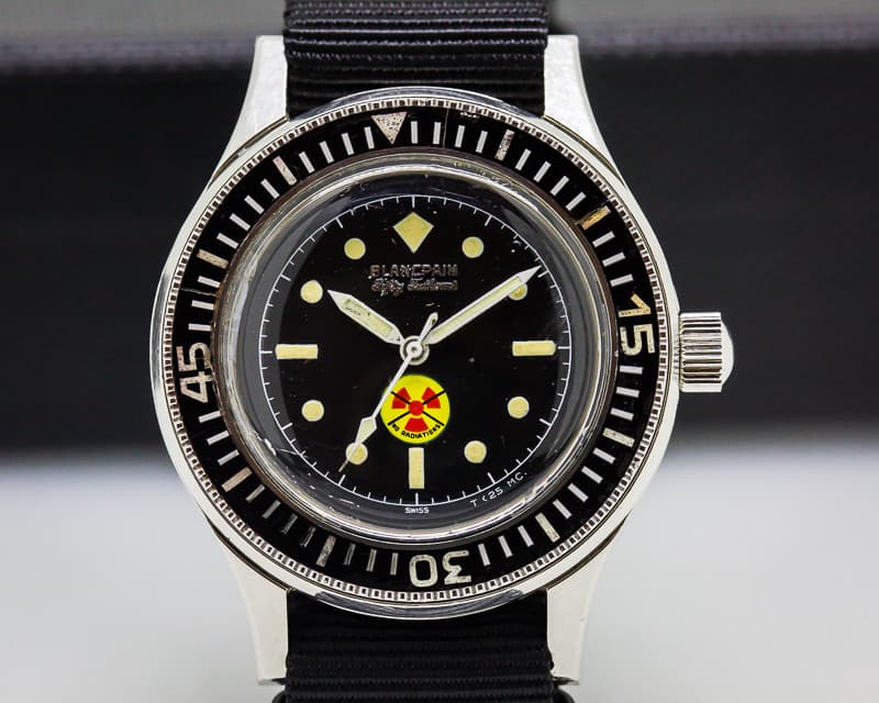 Blancpain Vintage Fifty Fathoms Aqualung "BUND" NO RADIATION Circa 1965 41MM