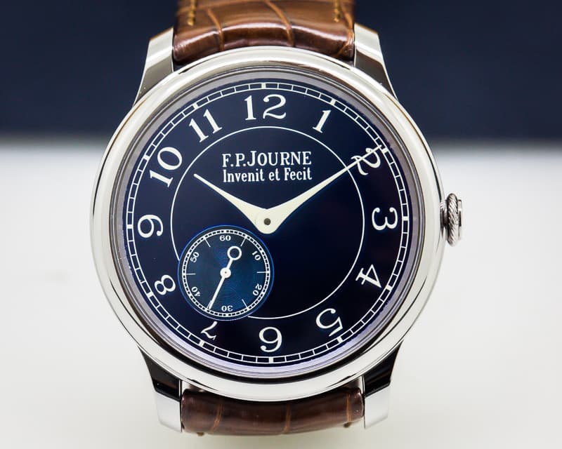 F. P. Journe Chronometre Bleu Tantalum Blue Dial 