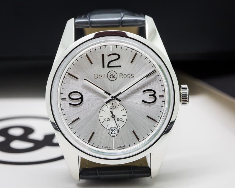 Bell & Ross Vintage BR123 Officer Silver Dial