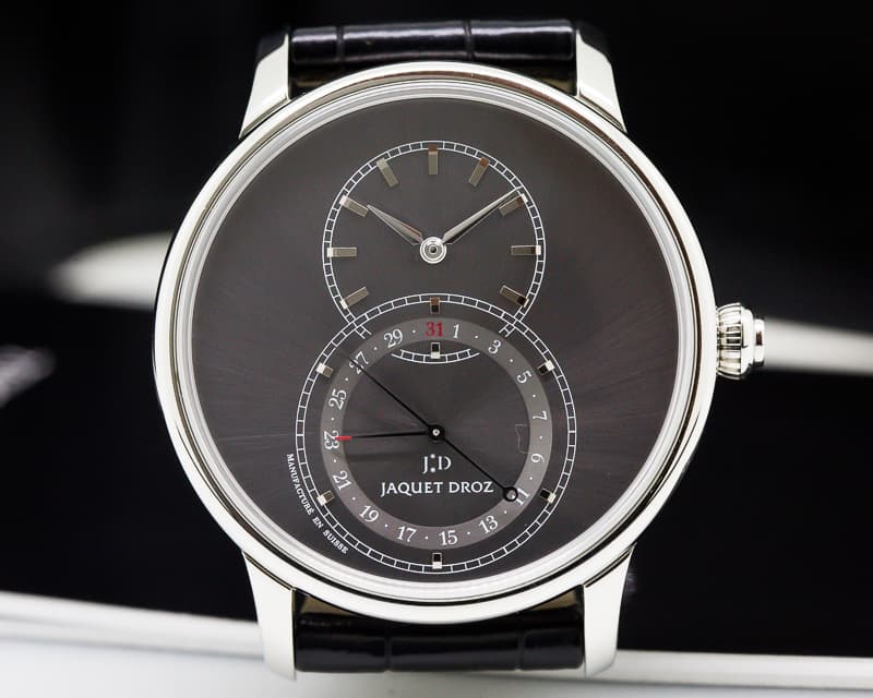 Jaquet Droz Grande Seconde Quantieme Automatic SS Grey Dial