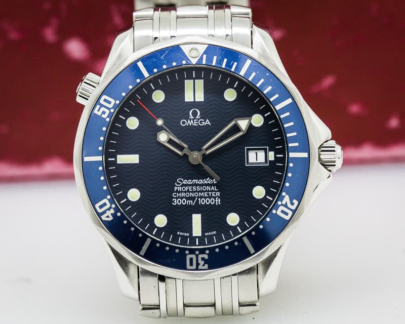 Omega Seamaster Professional Blue Dial SS 