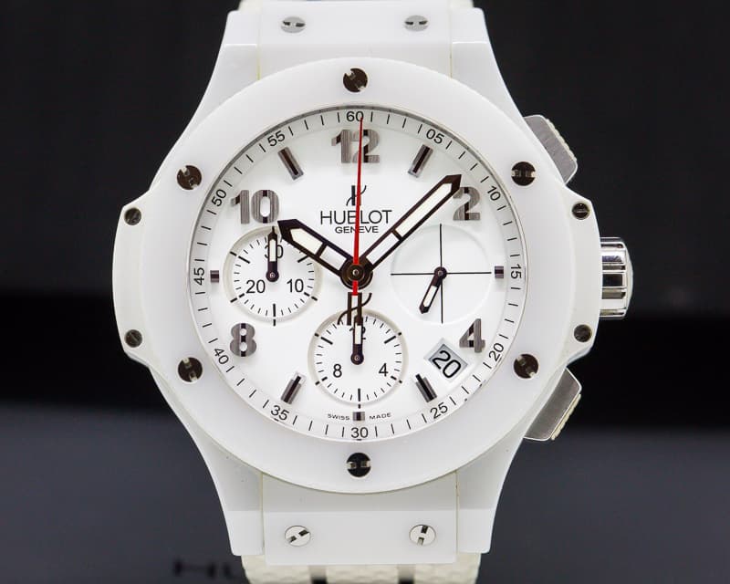 Hublot Big Bang Aspen White Ceramic Chronograph 
