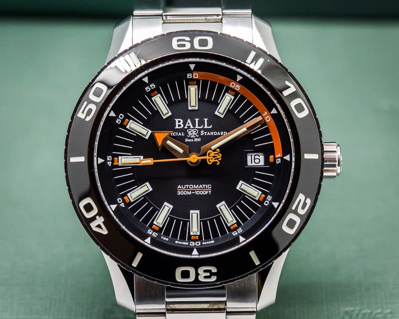 Ball Fireman Fireman NECC Black Dial SS / SS
