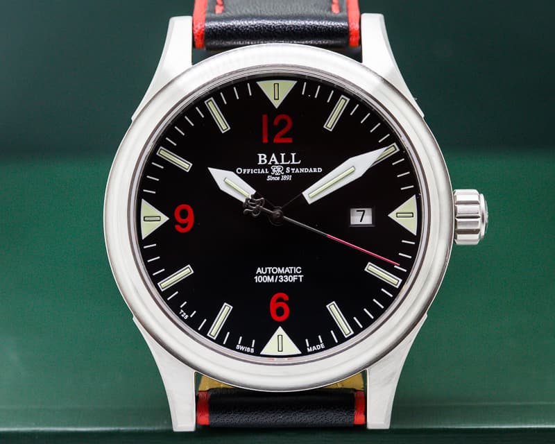 Ball Fireman Fireman NECC Black Dial SS / SS

