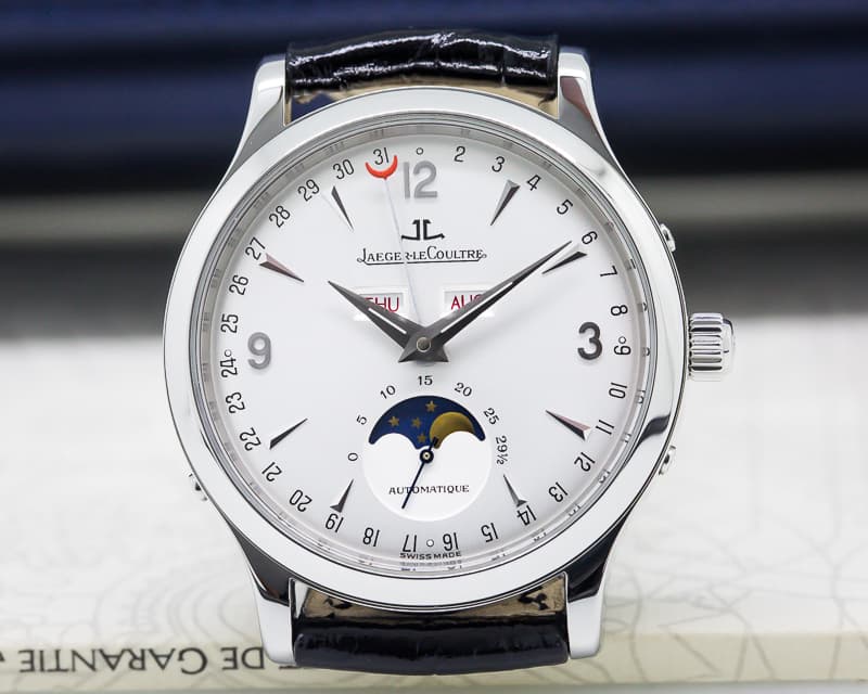 Jaeger LeCoultre Master Moon SS Silver Dial 