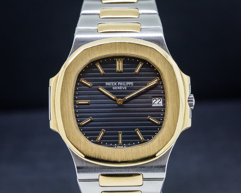Patek Philippe Nautilus Jumbo SS/18k Yellow Gold