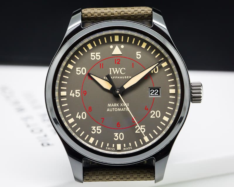 IWC TOP GUN Miramar Mark XVIII Ceramic / Anthracite Dial 