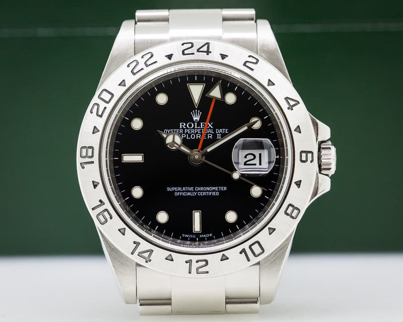 Rolex Explorer II SS Black Dial 