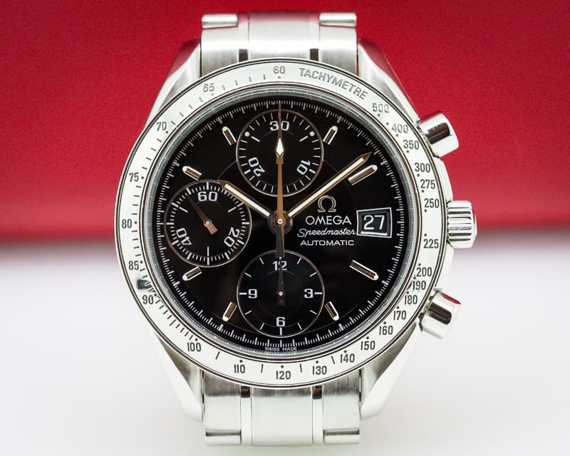 Omega Speedmaster Chronograph Black Dial SS