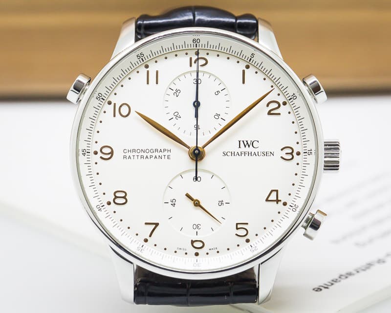 IWC Portuguese Chronograph Rattrapante SS COMPLETE