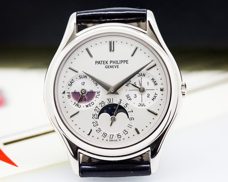 Patek Philippe Perpetual Calendar White Gold RARE PATINA 
