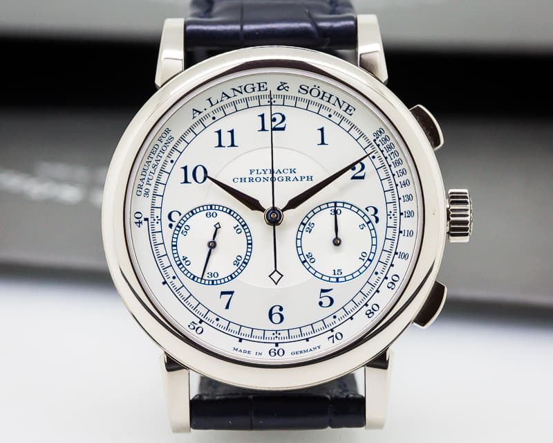 A. Lange and Sohne 1815 Chronograph 18K White Gold BOUTIQUE EDITION 