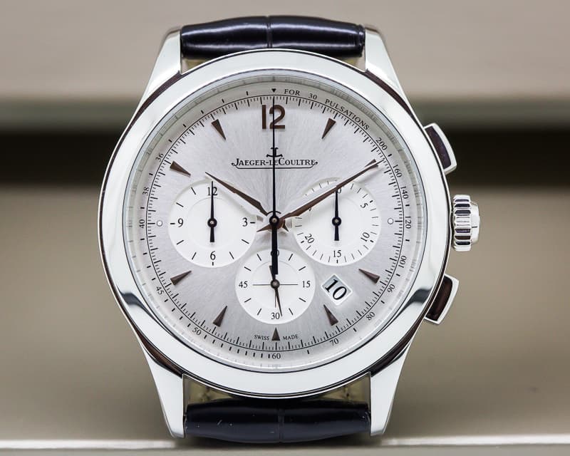 Jaeger LeCoultre Master Chronograph SS Silver Dial   