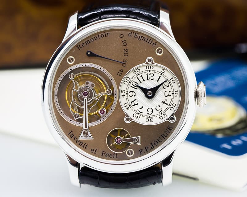 F.P. Journe Tourbillon Souverain Platinum BRASS MOVEMENT 38mm