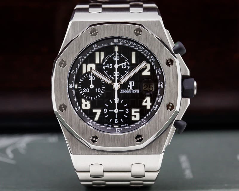 Audemars Piguet Royal Oak Offshore Chrono Black Dial SS / SS