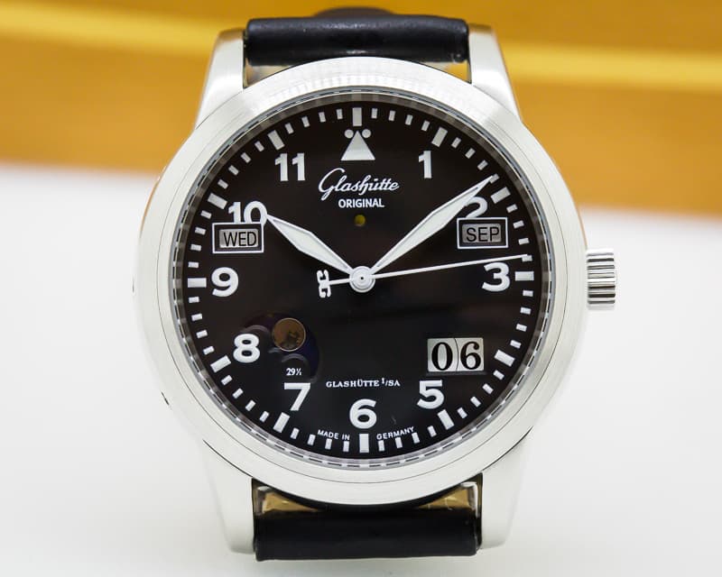 Glashutte Original Navigator Perpetual Steel Black Dial