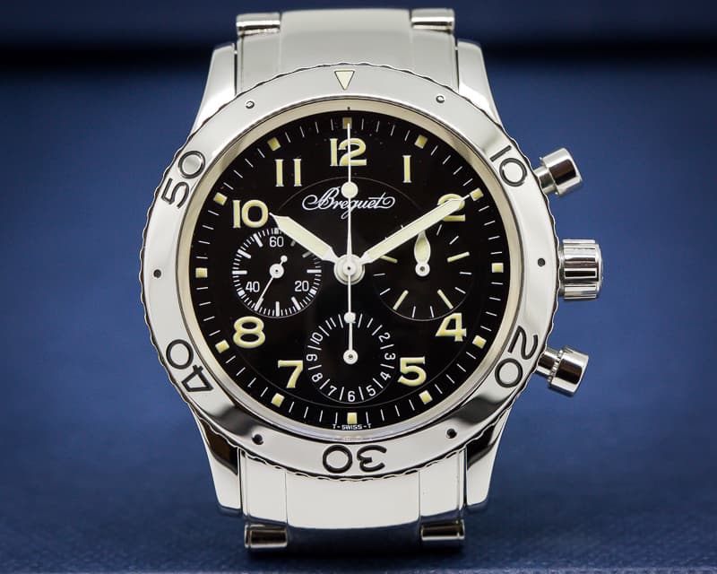 Breguet Type XX Aeronavale SS/SS Black Dial 