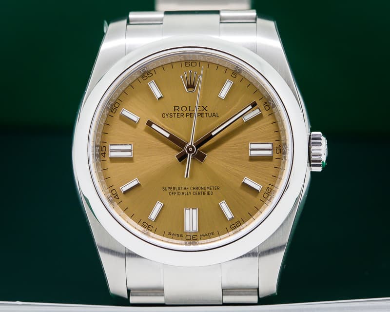 Rolex Oyster Perpetual 36mm "White Grape" Dial UNWORN