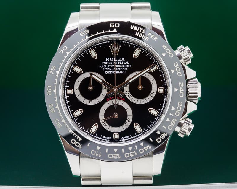 Rolex Daytona Ceramic Bezel SS / Black Dial
