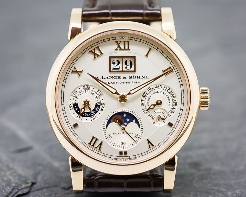 A. Lange and Sohne Langematik Perpetual Calendar 18K Rose Gold