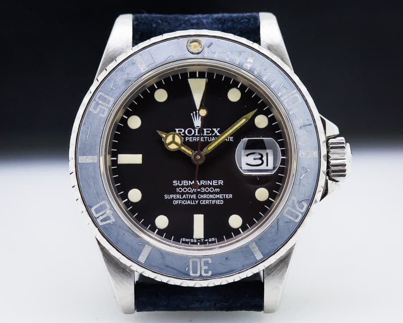 Rolex Submariner Black Matte Dial FADED BEZEL