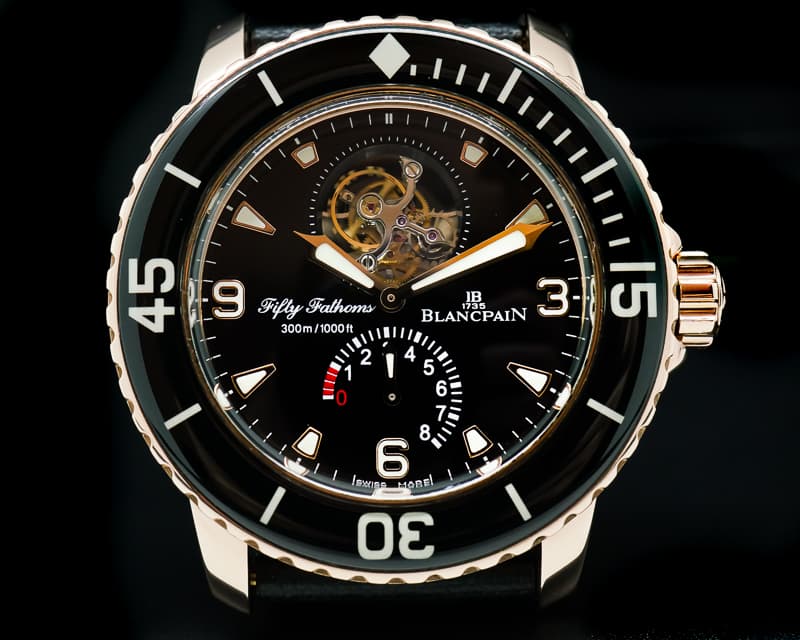 Blancpain Fifty Fathoms 8-Day Tourbillon 18K Rose Gold / Kevlar 