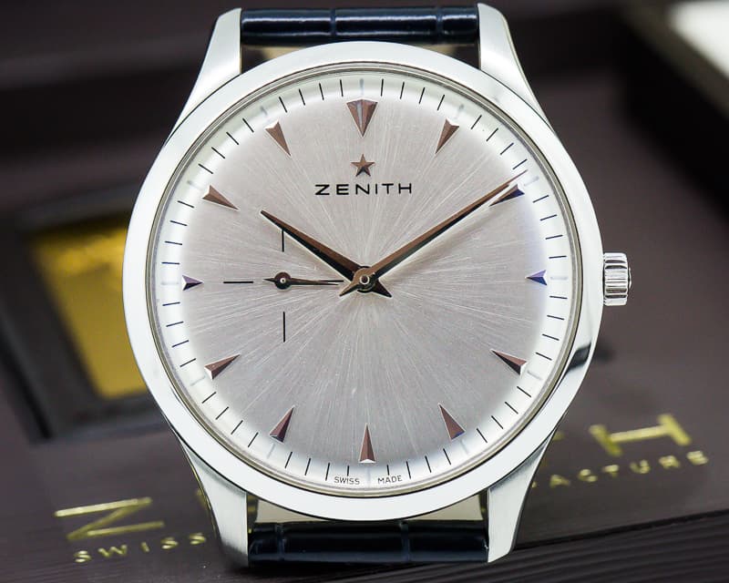 Zenith Elite Ultra Thin Silver Dial SS / Strap