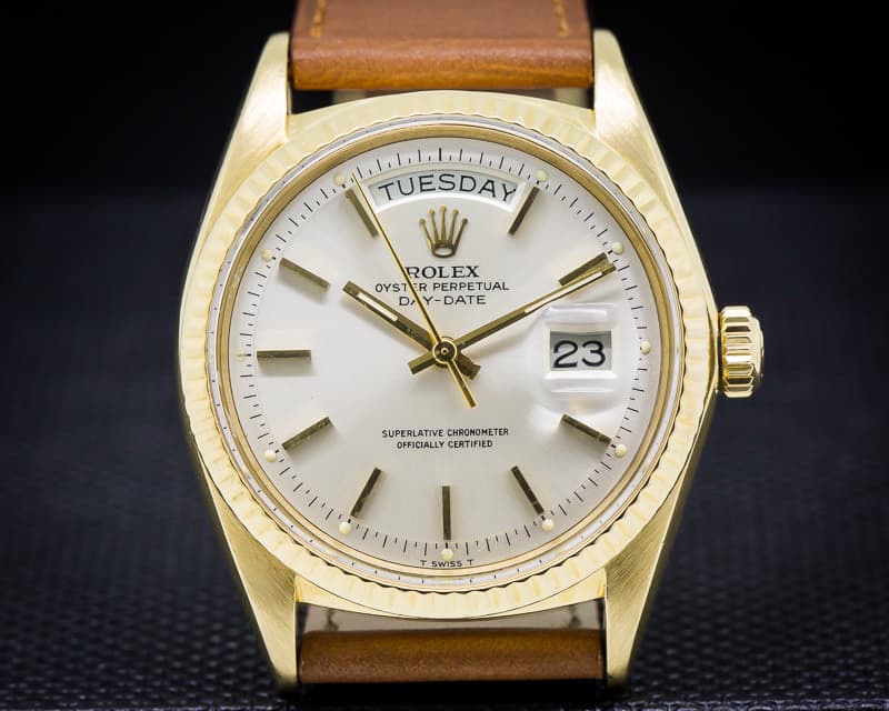Rolex Oyster Perpetual Day Date 18K Yellow Gold