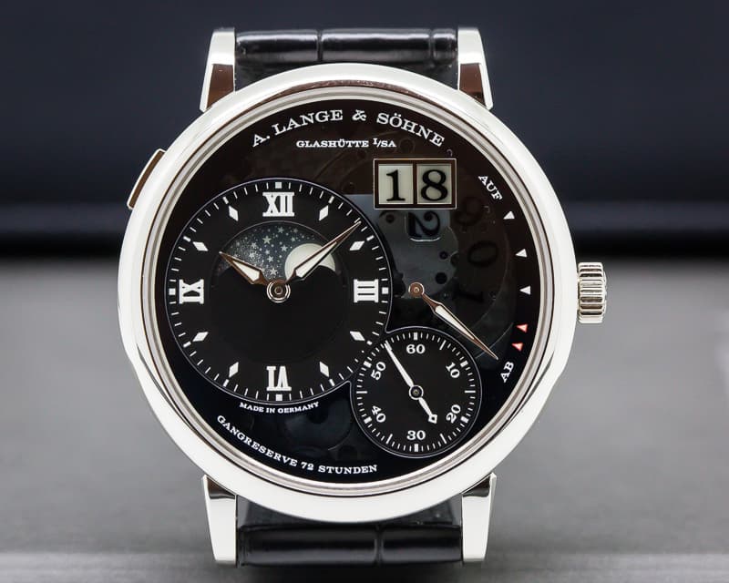 A. Lange and Sohne Grand Lange 1 Moonphase Lumen Platinum 